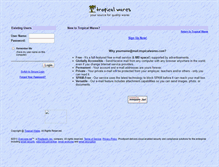 Tablet Screenshot of freemail.tropicalwares.com
